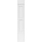 Ekena Millwork Two Equal Flat Panel PVC Pilaster w/Standard Capital & Base, 8"W x 48"H x 2"P PILP08X048DFP01-2 - alternate 3